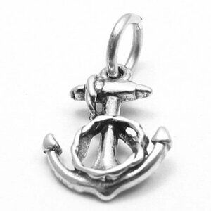 ANCHOR CHARM. STERLING SILVER